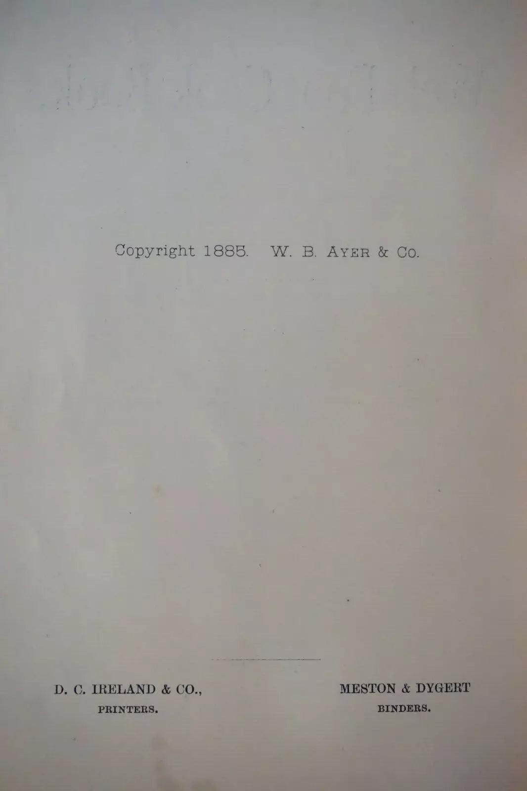Extremely Rare Copy of The Web-Foot Cook Book 1885 Portland, Oregon