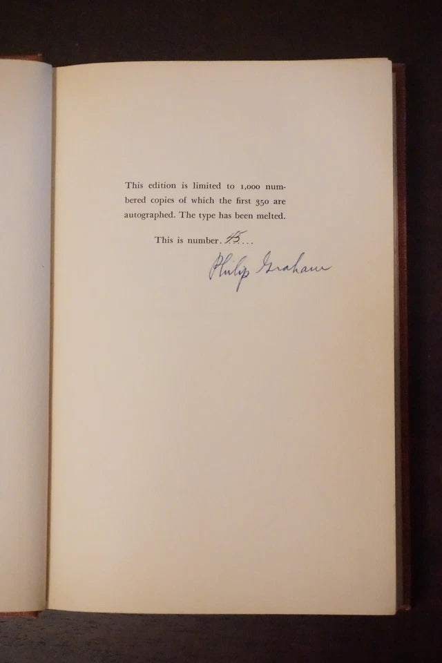 The Life and Poems of Mirabeau B. Lamar by Philip Graham 1938 - Signed 1st Edition