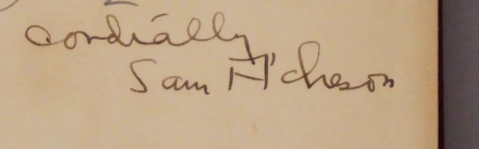 35,000 Days in Texas by Sam Acheson 1938 - 1st Printing Signed by Dealey and Acheson