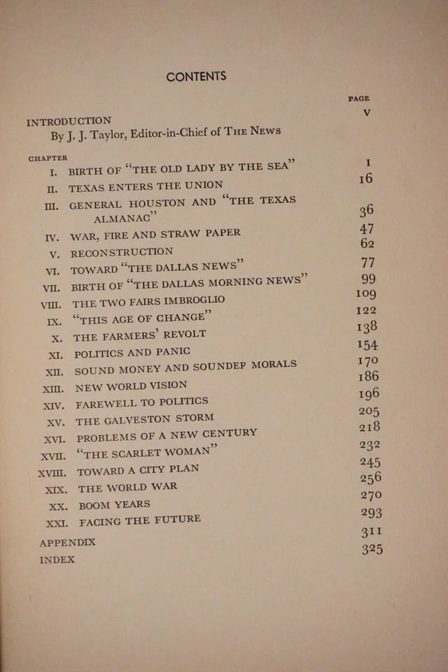 35,000 Days in Texas by Sam Acheson 1938 - 1st Printing Signed by Dealey and Acheson