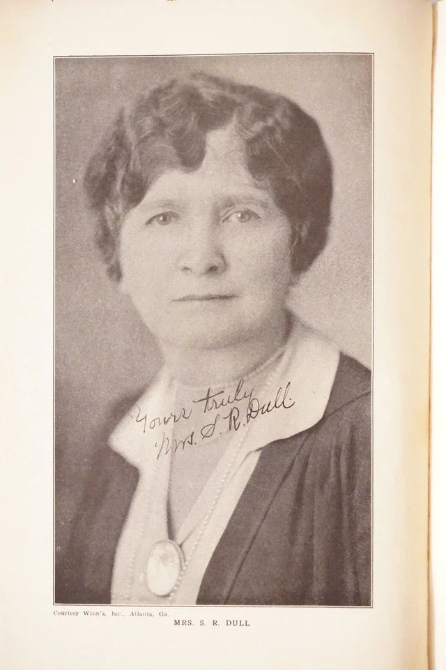 Southern Cooking Cookbook by Mrs. S. R. Dull 1928 - Signed 1st Edition