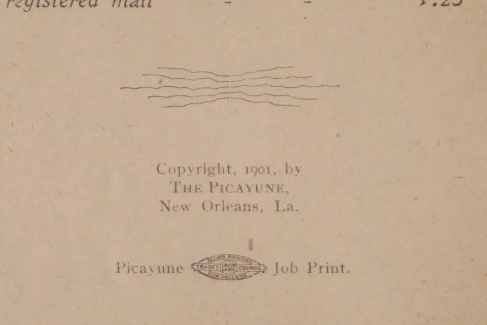 The New Orleans Picayune Creole Cook Book - 2nd Edition - 1901