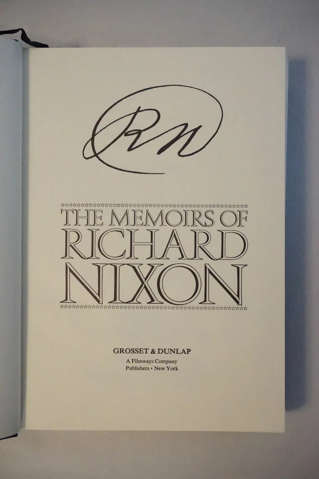 The Memoirs of Richard Nixon 1978 - Signed