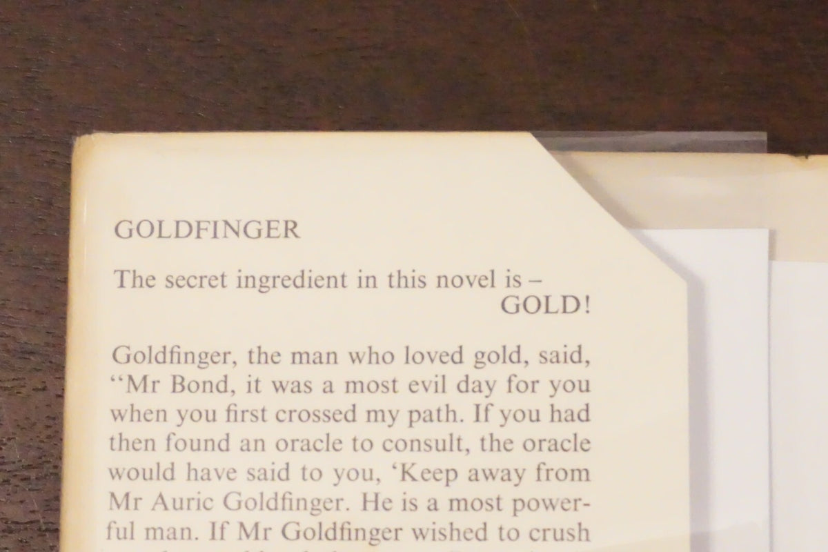 Goldfinger by Ian Fleming 1959 1st Edition HC DJ