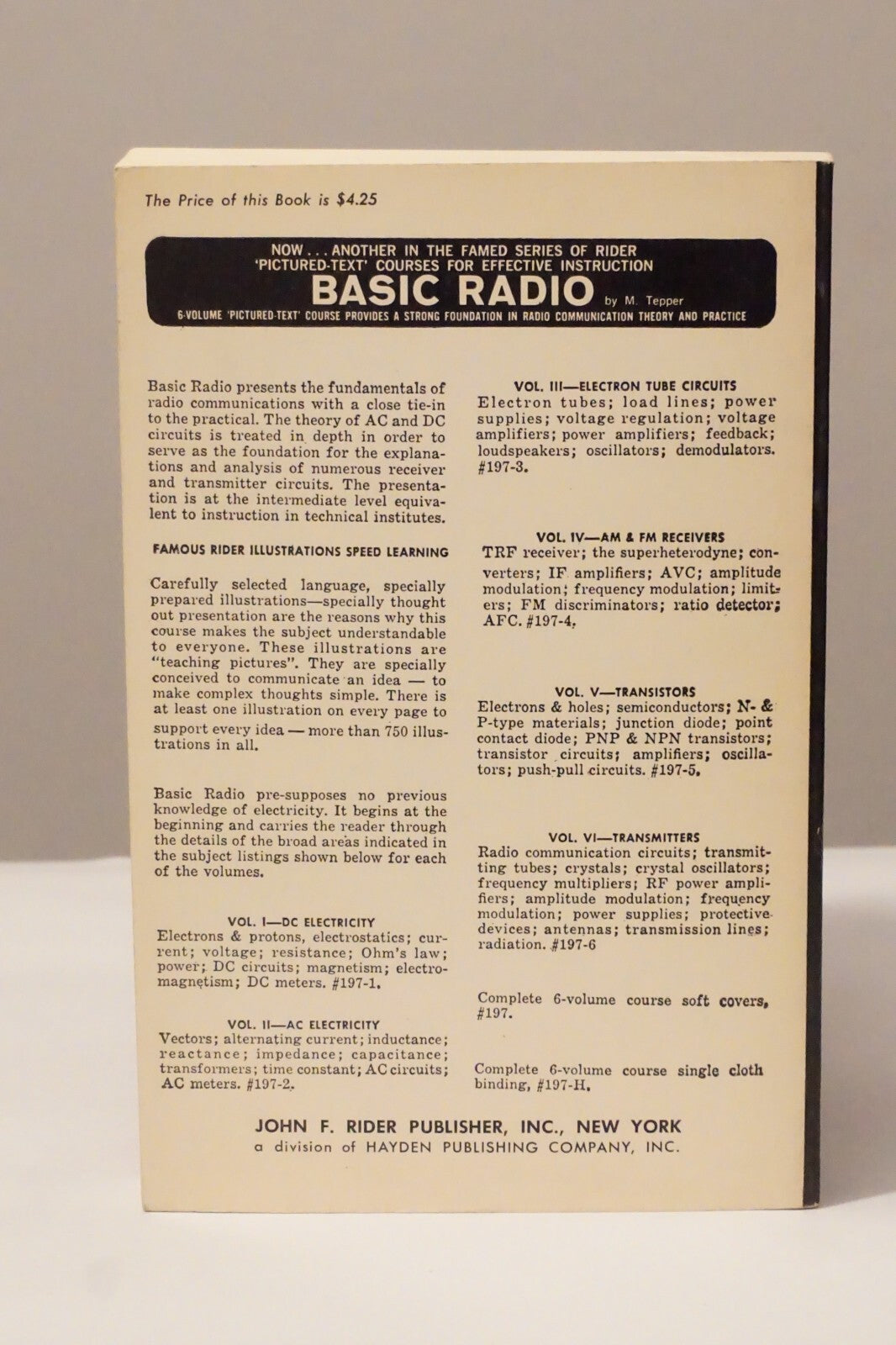 Radio Control For Model Builders by William Winter 1960 Softcover