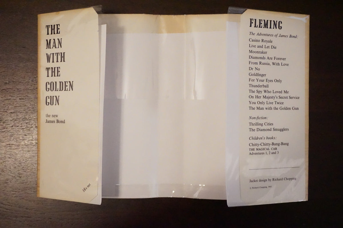 The Man With The Golden Gun by Ian Fleming 1965 1st Edition, 2nd State HC DJ