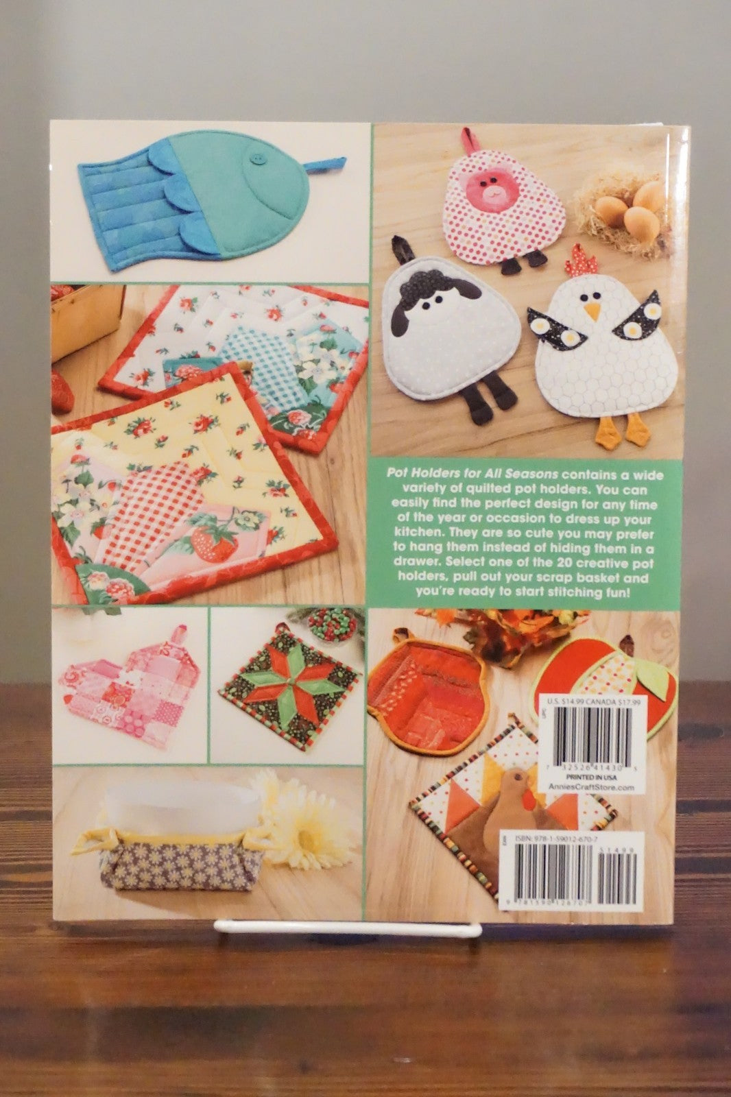 Pot Holders for All Seasons Chris Malone Annie's Quilting Pattern Book 20 Projects