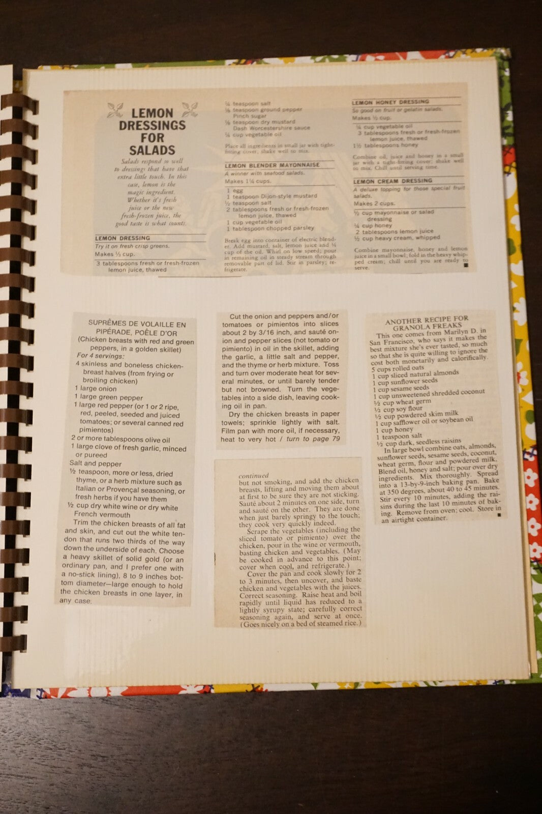 Collection of Approximately 75 Vintage Clipped Recipes