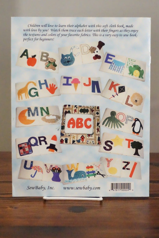 Alphabet Take-Along Book Jennifer Gierke SewBaby Cloth Alphabet Book Sewing Pattern