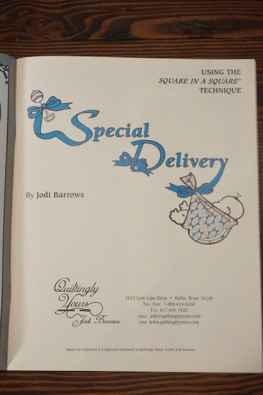 A Special Delivery by Jodi Barrows 2001 Square in a Square Baby Quilts