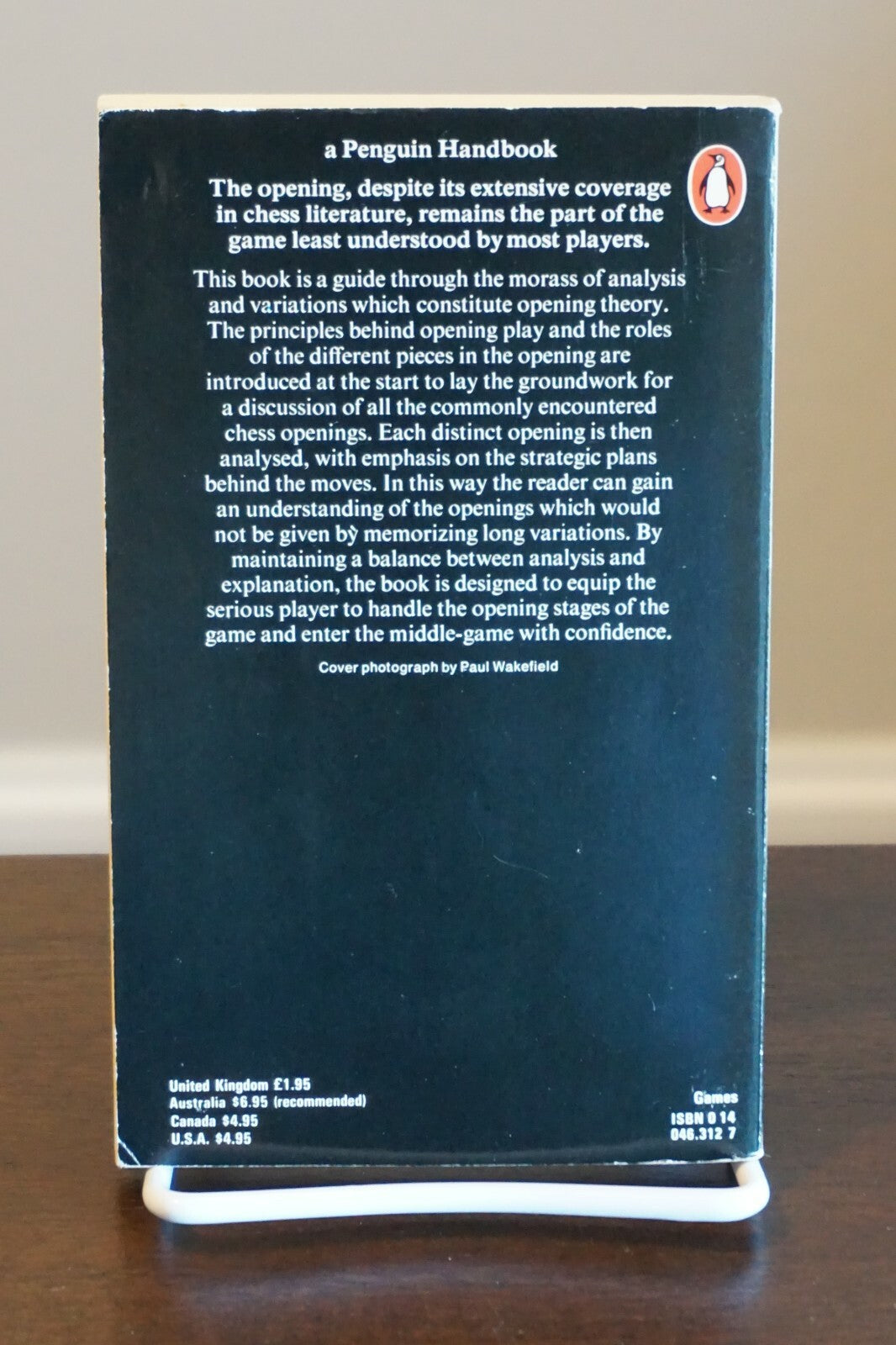 The Penguin Book of Chess Openings by W.R. Hartson 1981 Paperback
