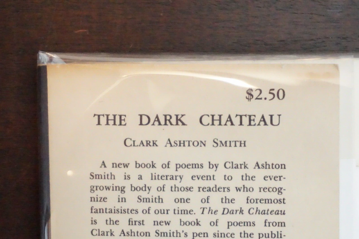 The Dark Chateau by Clark Ashton Smith 1951 Arkham House 1st Edition
