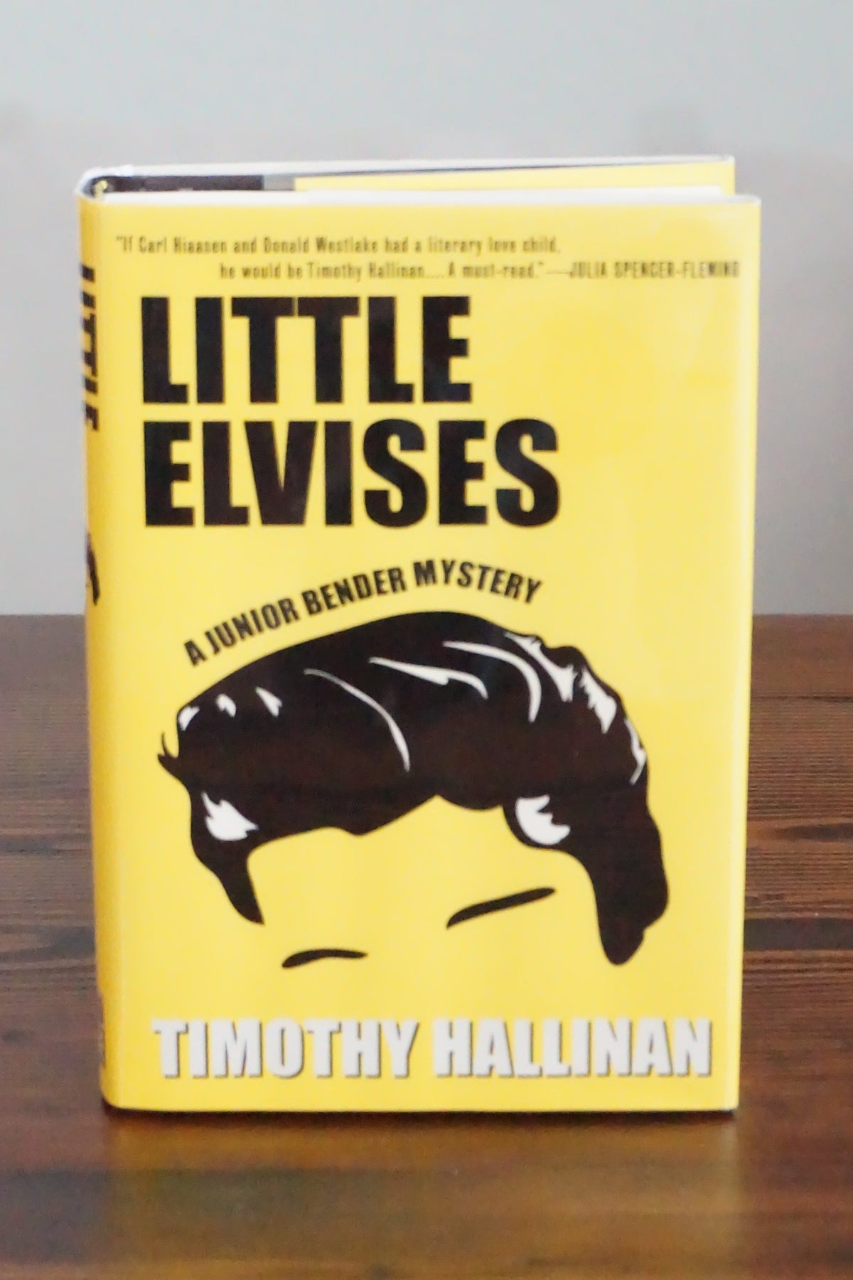 Little Elvises by Timothy Hallinan 2012 Signed First Edition Hardcover Bender