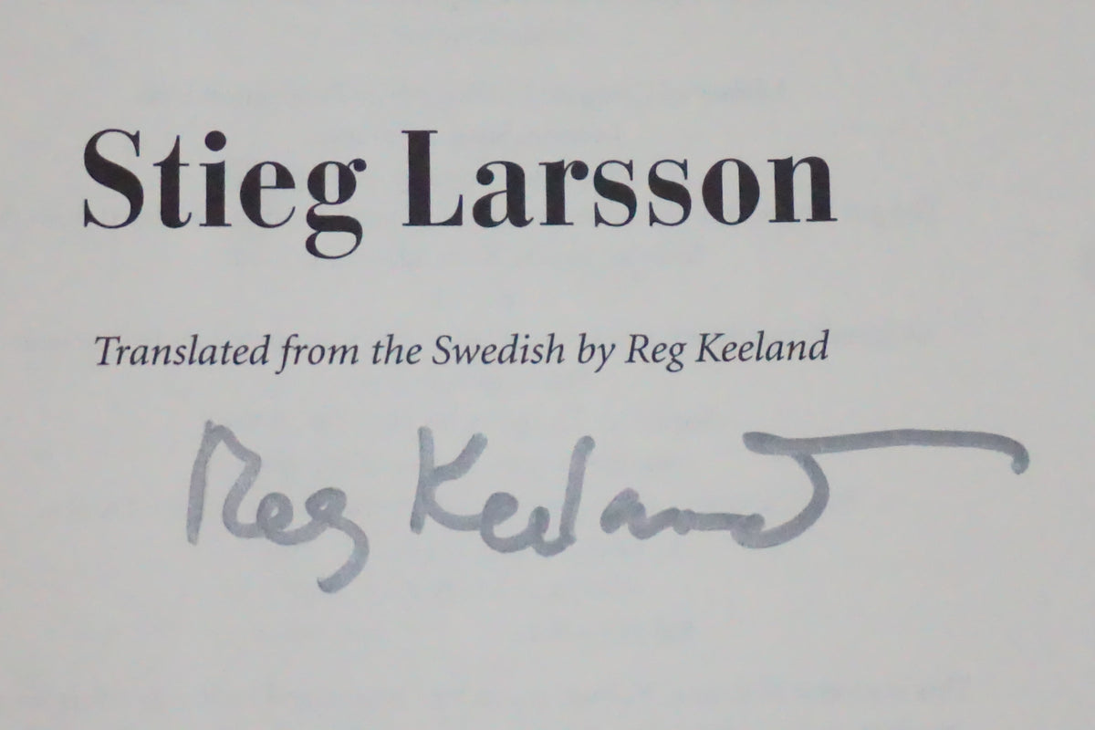The Girl Who Kicked the Hornet's Nest by Stieg Larsson 2010 Translator Signed