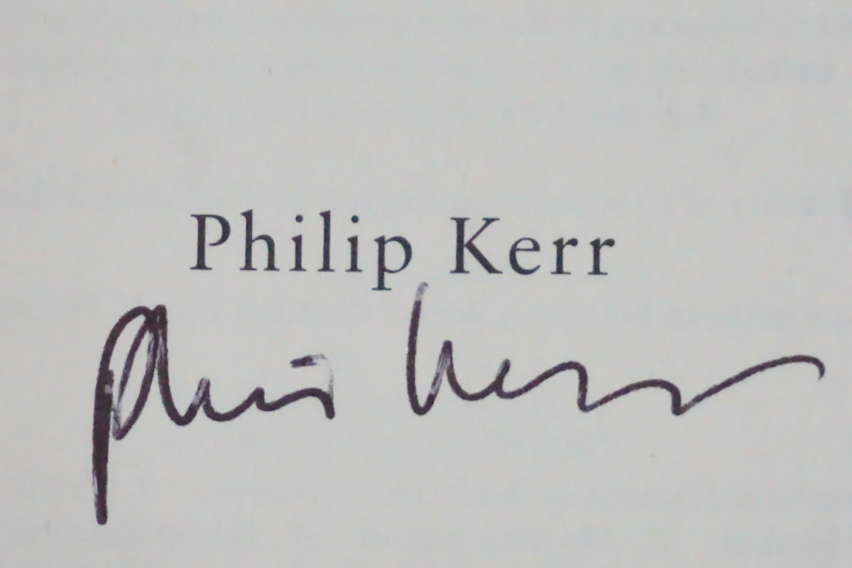 A Man Without Breath by Philip Kerr 2013 Signed First Edition Bernie Gunther