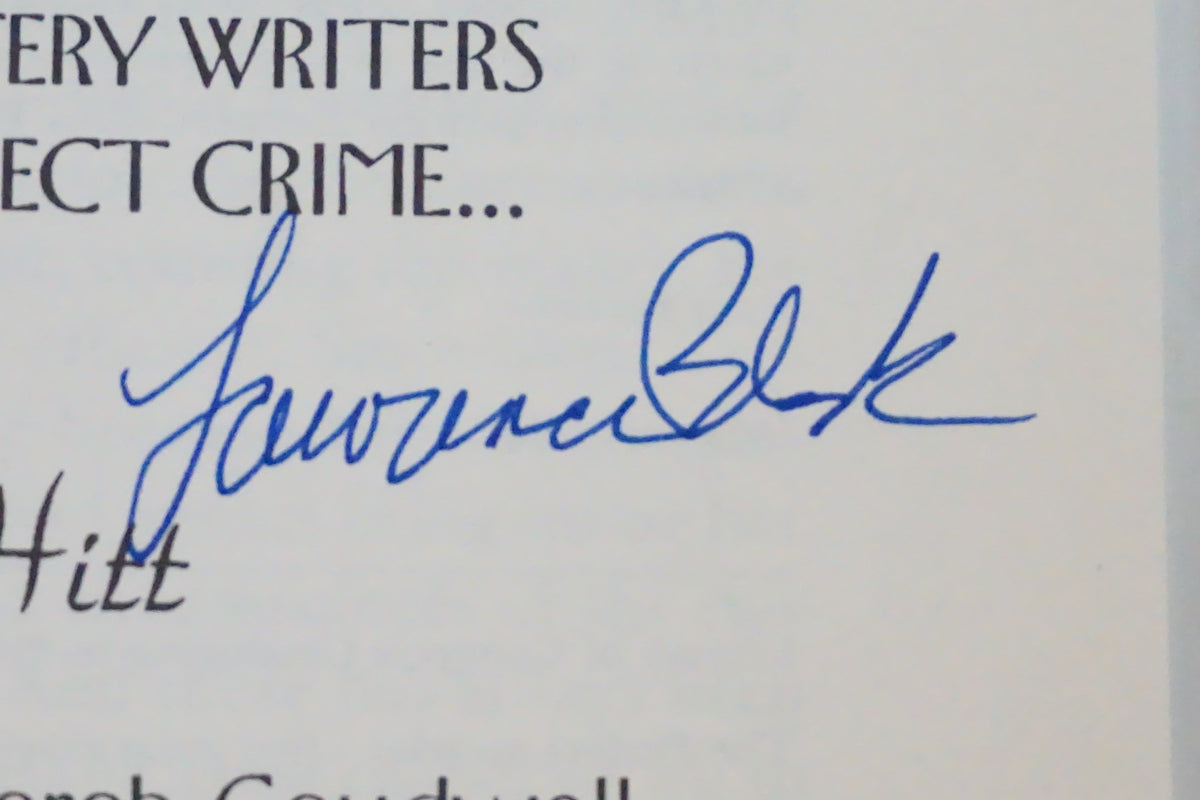 The Perfect Murder by Jack Hitt 1991 Signed by Lawrence Block 1st Ed HC