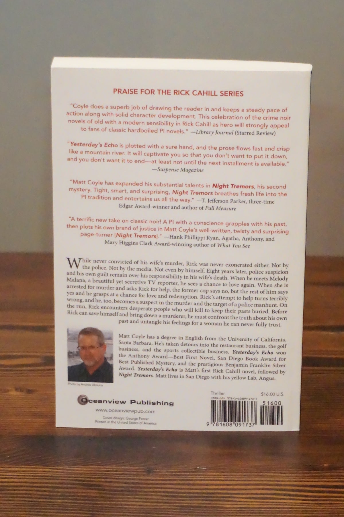 Rick Cahill Lot of 5 SIGNED Softcovers by Matt Coyle 2013-2019 Books 1 2 4 5 6