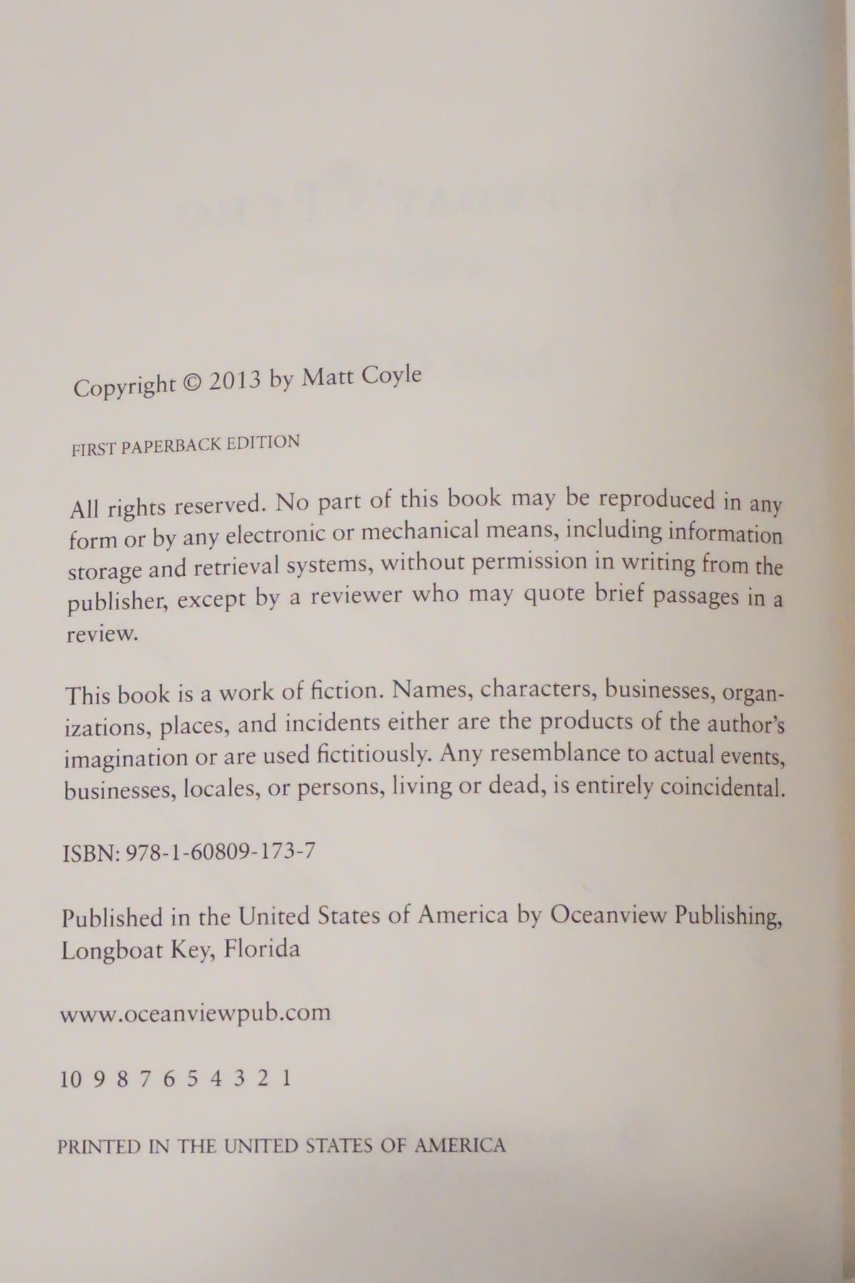Rick Cahill Lot of 5 SIGNED Softcovers by Matt Coyle 2013-2019 Books 1 2 4 5 6