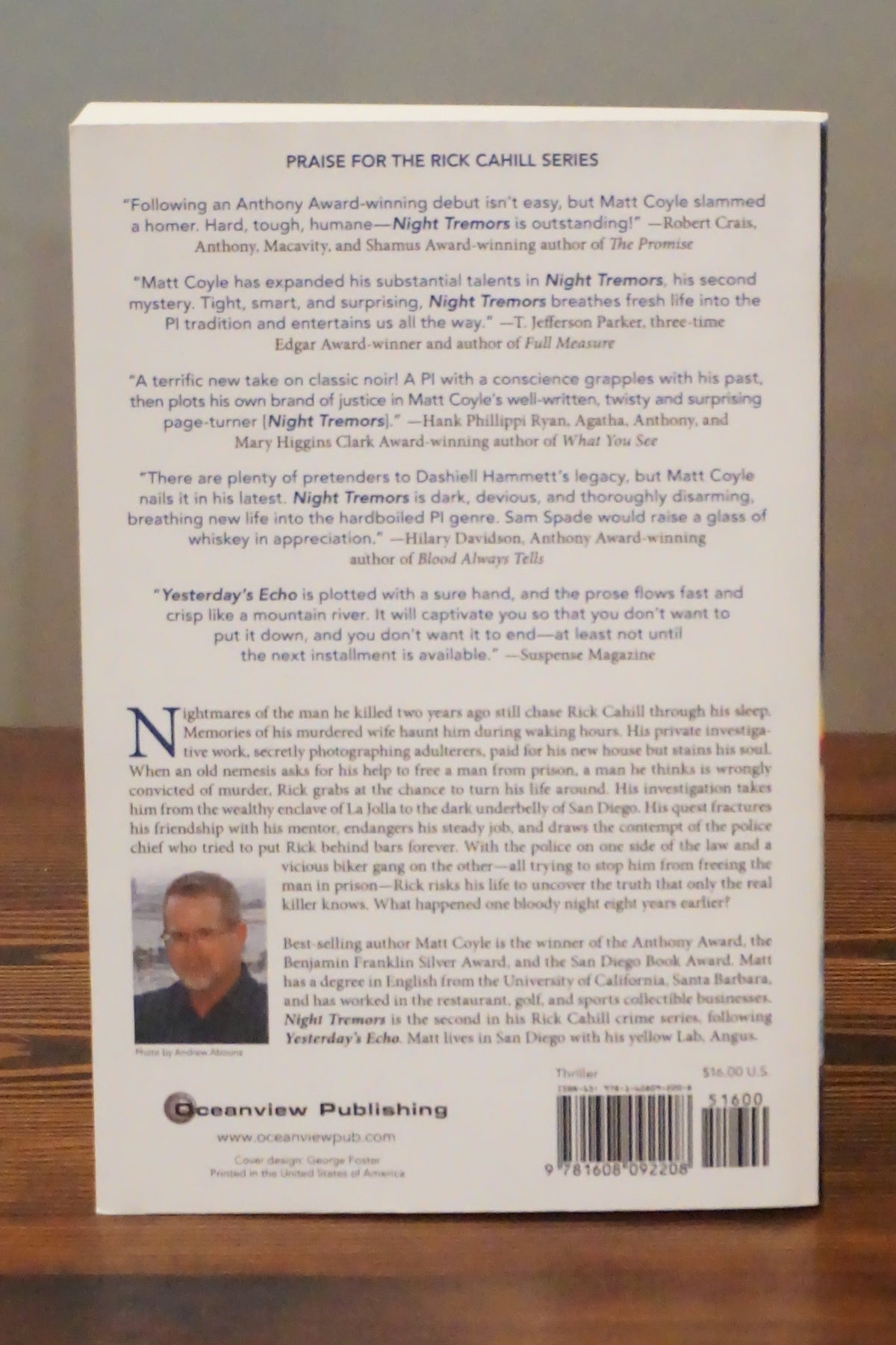 Rick Cahill Lot of 5 SIGNED Softcovers by Matt Coyle 2013-2019 Books 1 2 4 5 6