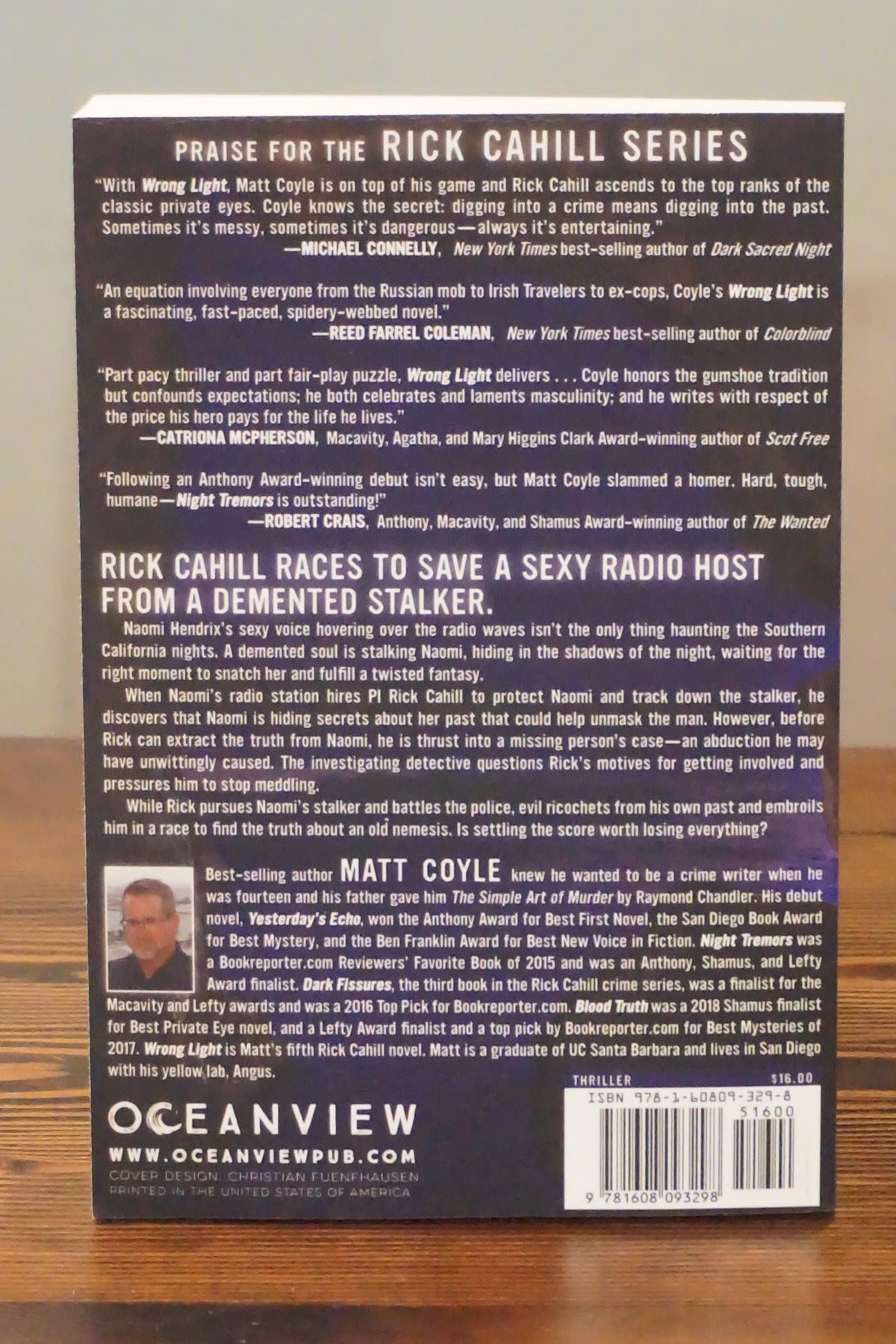 Rick Cahill Lot of 5 SIGNED Softcovers by Matt Coyle 2013-2019 Books 1 2 4 5 6