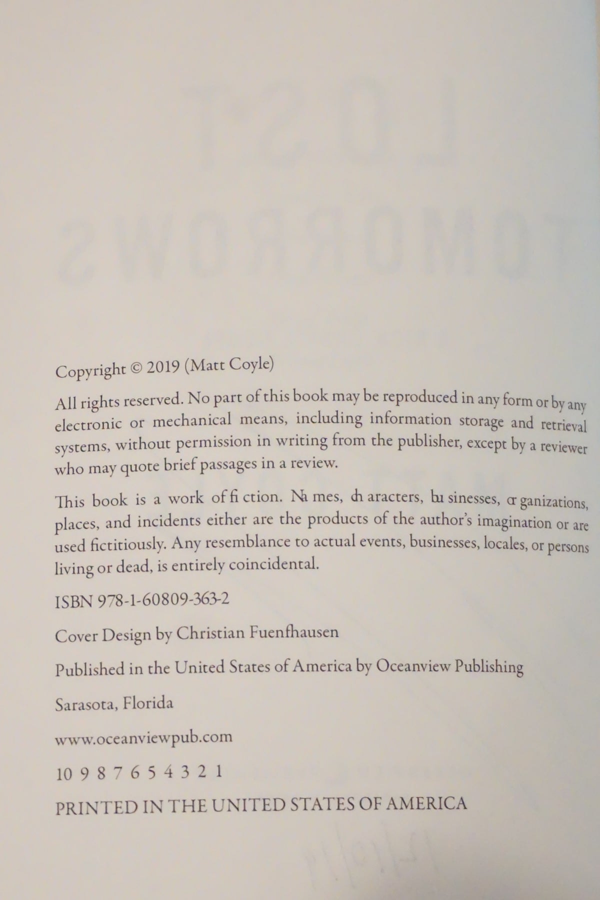 Rick Cahill Lot of 5 SIGNED Softcovers by Matt Coyle 2013-2019 Books 1 2 4 5 6