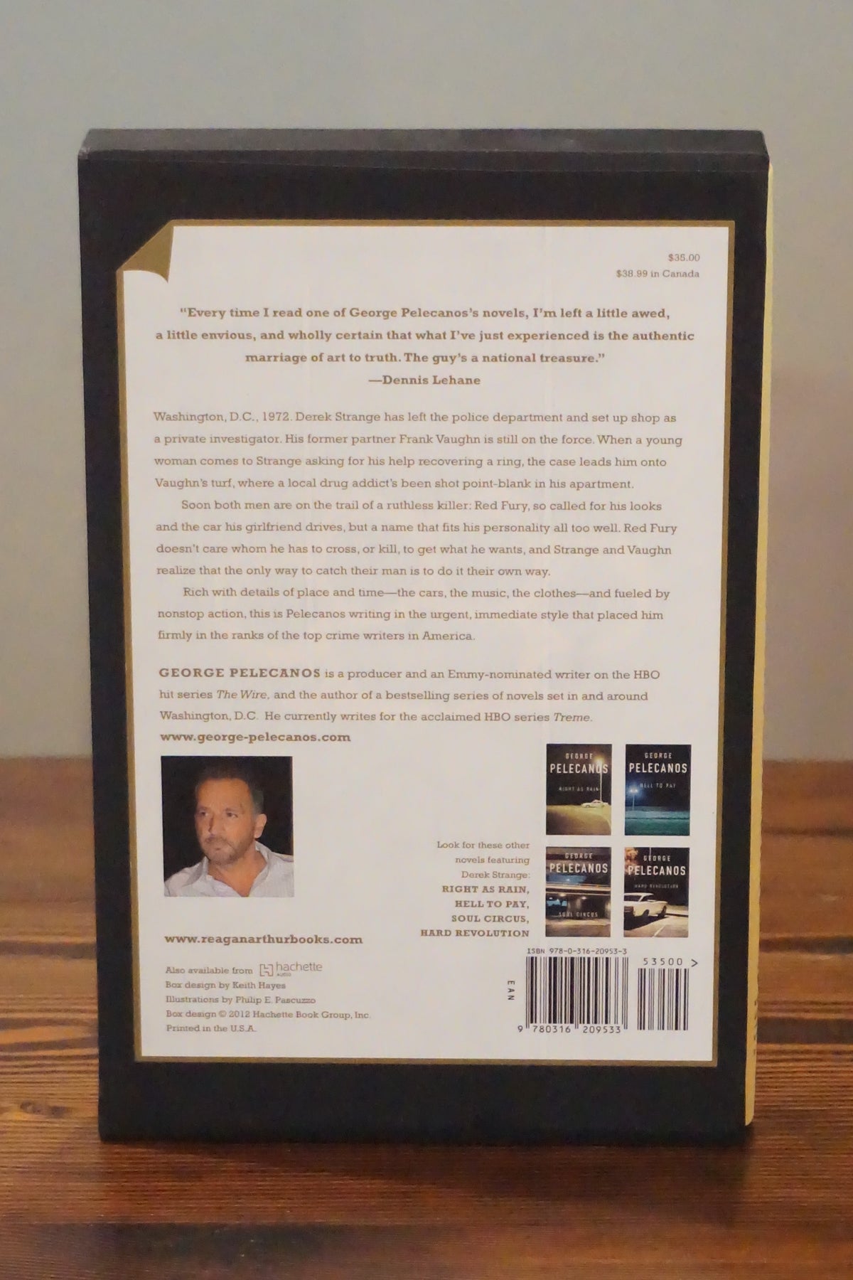 What It Was by George Pelecanos 2012 SIGNED Deluxe Slipcase Edition 1st HC