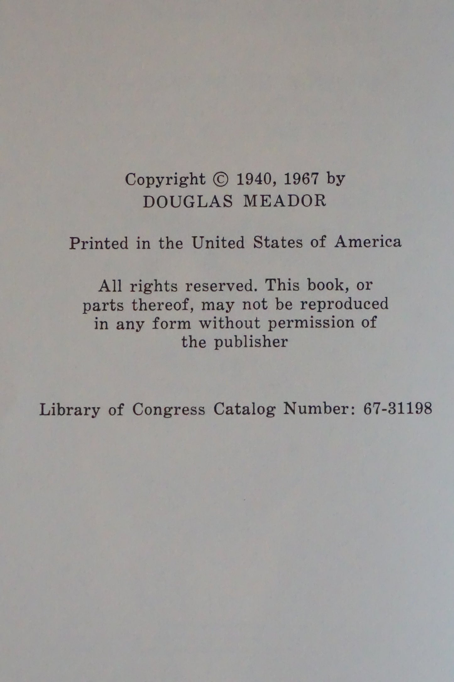 Trail Dust by Douglas Meador 1967 - Signed