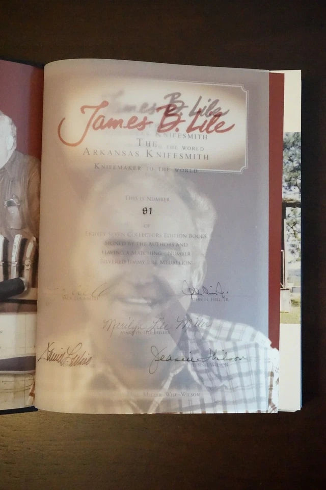 James B. Lile: The Arkansas Knifesmith Collector's Edition 2007 - Leather Slipcase
