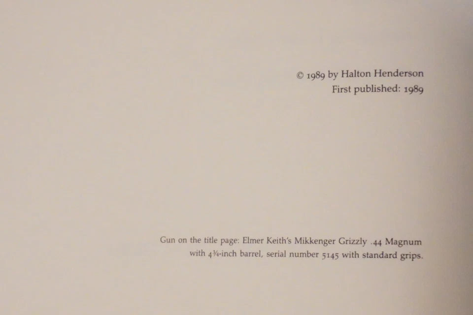 Artistry In Single Action by Halton Henderson 1989 - Signed Limited Edition