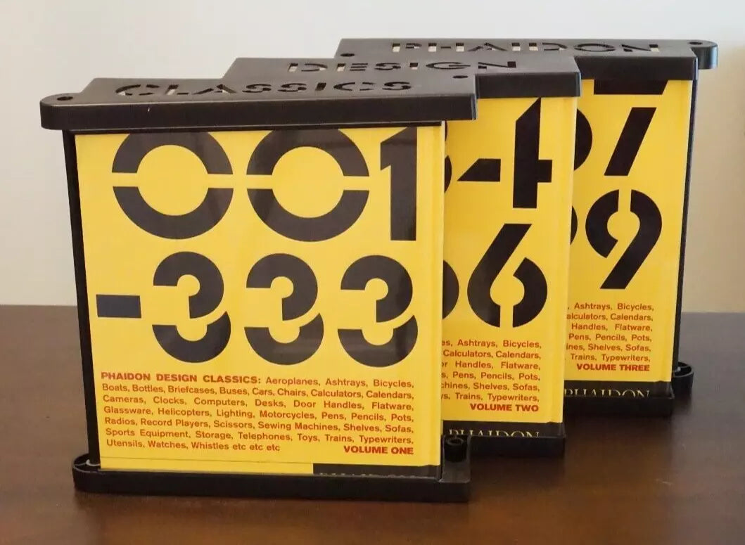 Phaidon Design Classics Volumes 1-3 in Original Carrying Case 2006