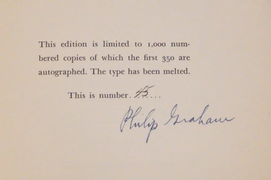 The Life and Poems of Mirabeau B. Lamar by Philip Graham 1938 - Signed 1st Edition