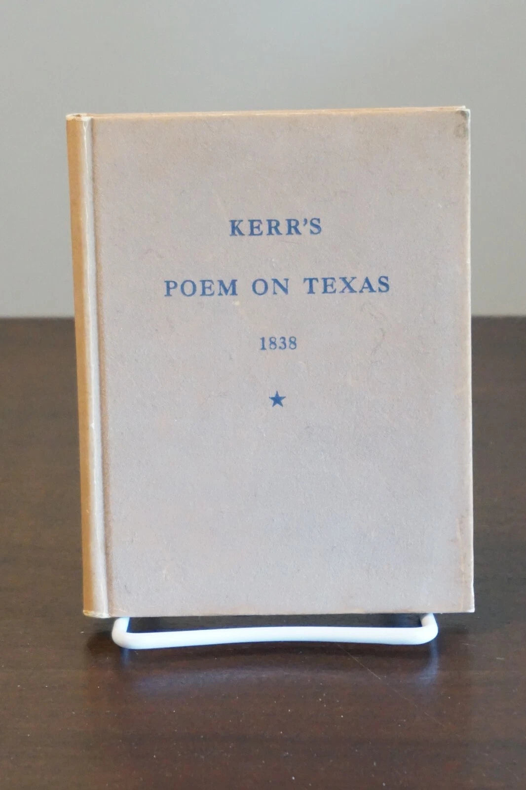 Kerr's Poem on Texas by Hugh Kerr - 1936