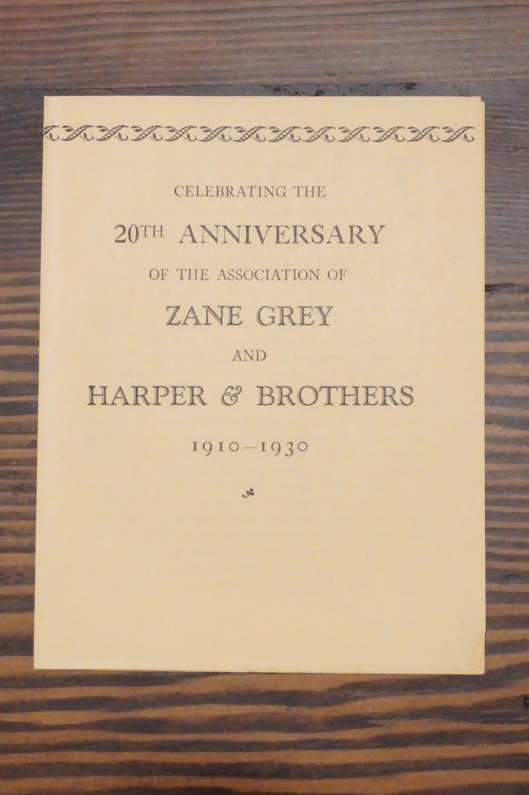 The Shepard of Guadaloupe by Zane Grey 1930 Signed 1st Edition HC DJ