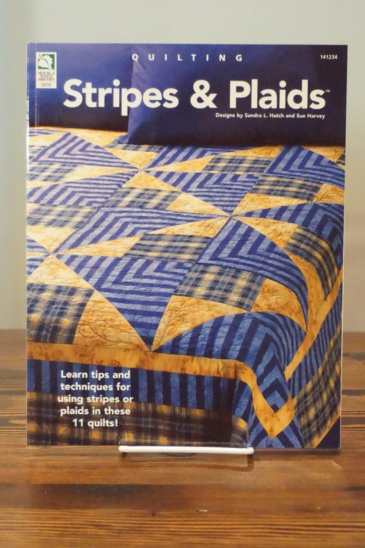 Stripes & Plaids Quilting by Sandra Hatch Sue Harvey 11 Quilts Patterns