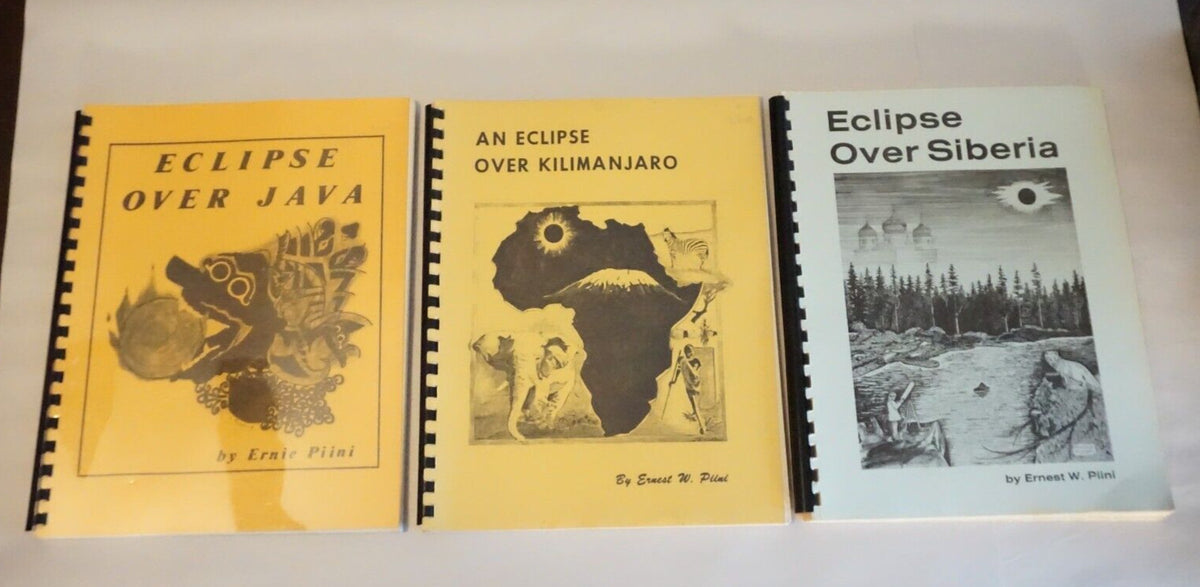 Set of Three Eclipse Books by Ernest W. Piini