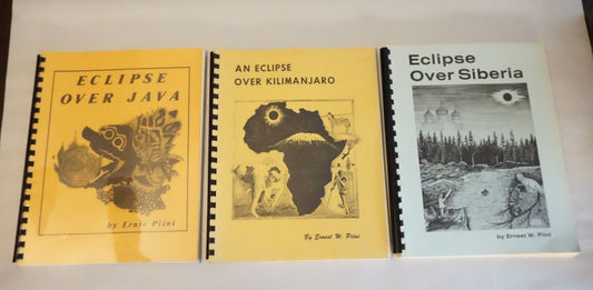 Set of Three Eclipse Books by Ernest W. Piini