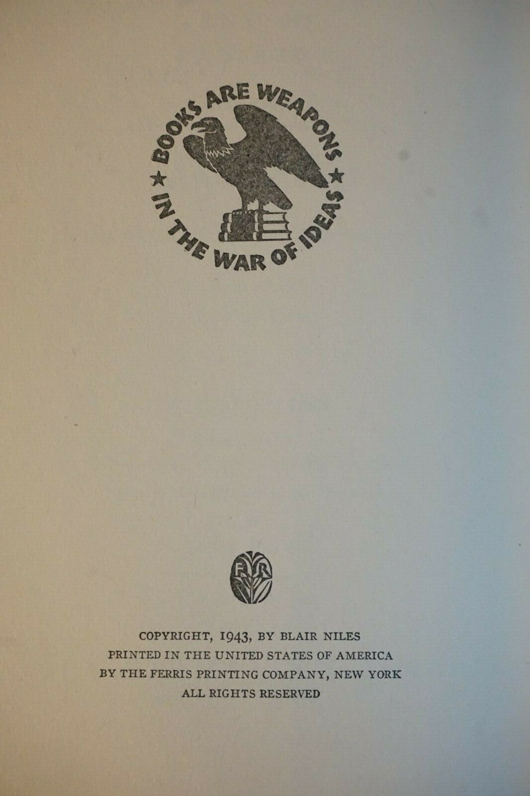 Passengers to Mexico by Blair Niles 1943 Hardcover Dust Jacket