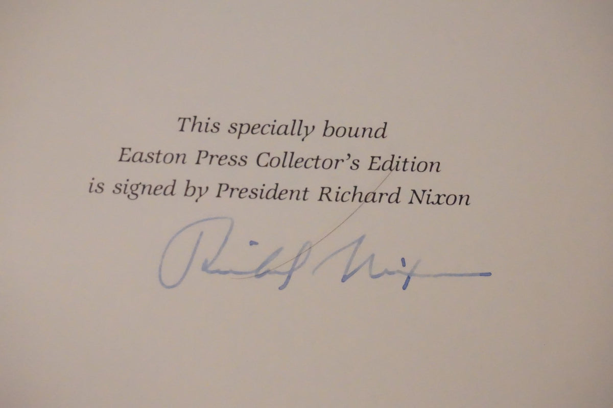 The Memoirs of Richard Nixon 1988 Signed Easton Press