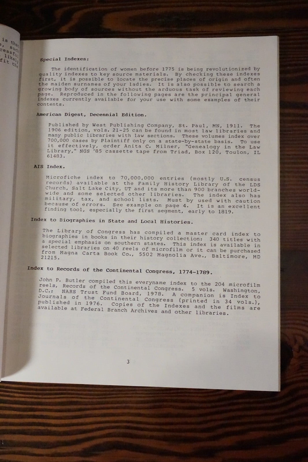 How To Trace Your Pedigree Ladies by Arlene H. Eakle 1988 Staplebound