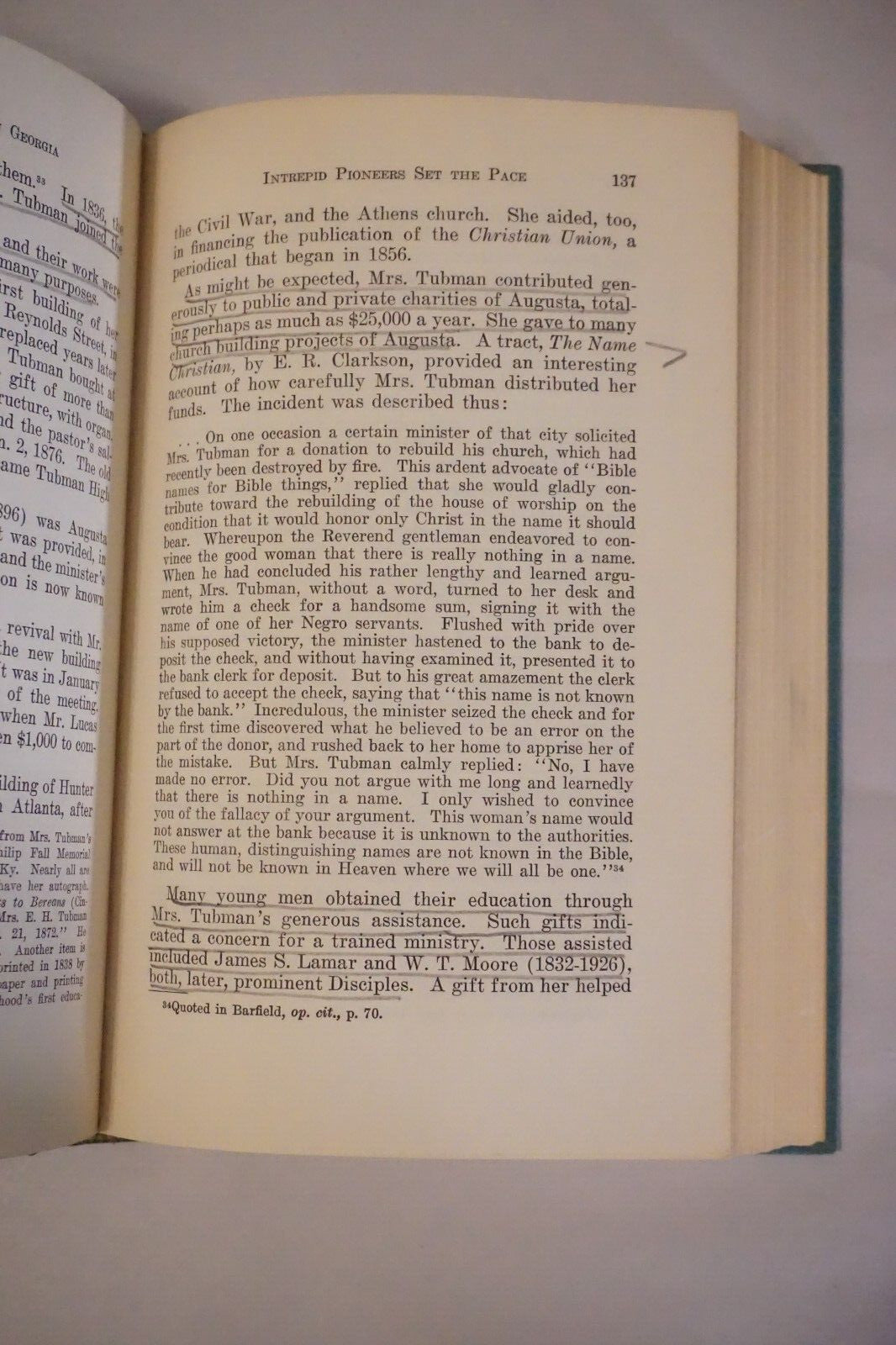 Disciples of Christ in Georgia by J. Edward Moseley 1954 Hardcover