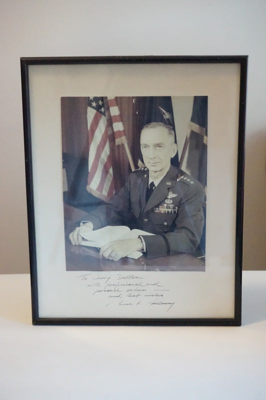 Framed and Signed Photo of General Bruce Holloway