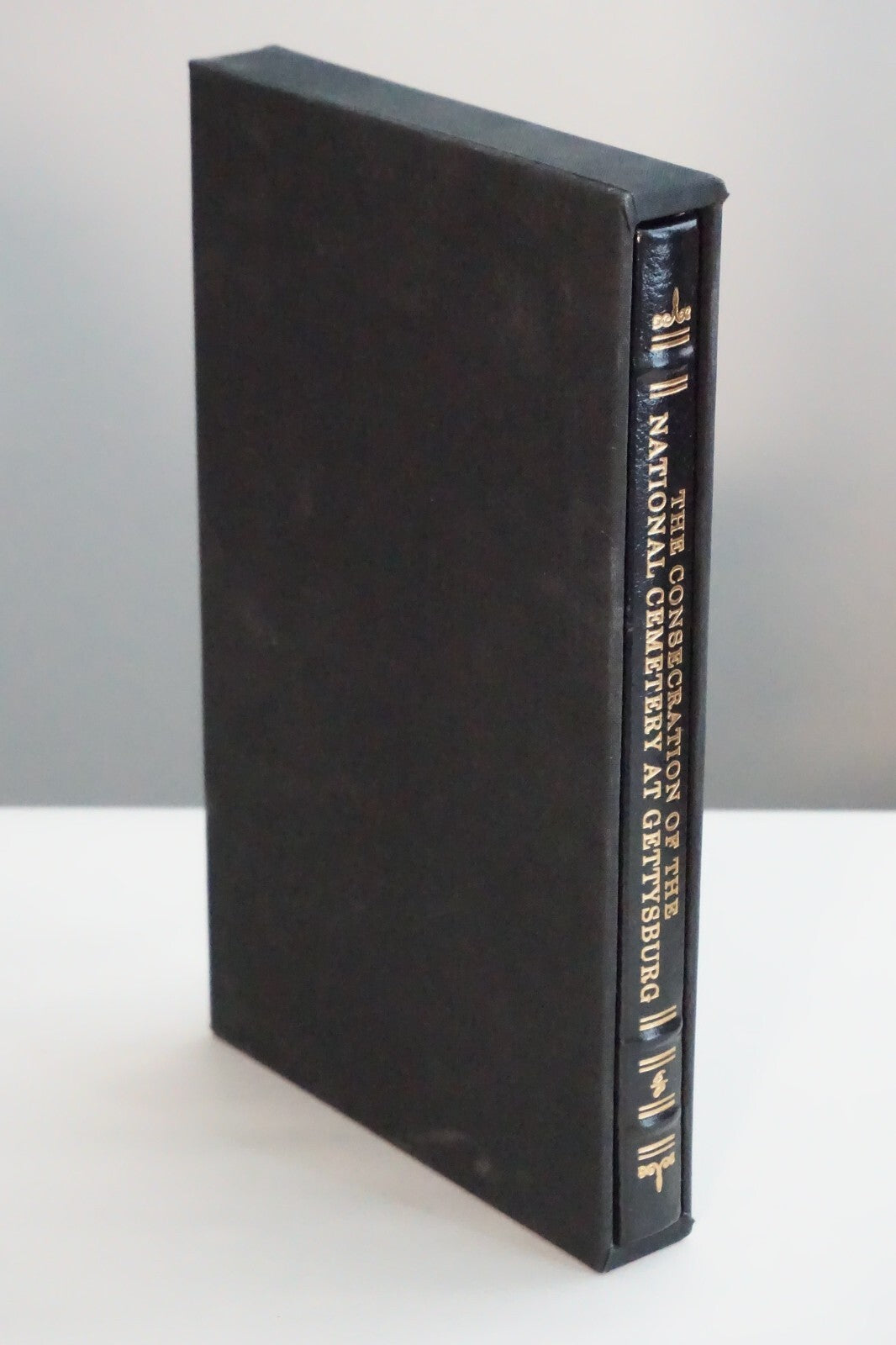 The Consecration of the National Cemetery at Gettysburg Easton Leather Slipcase