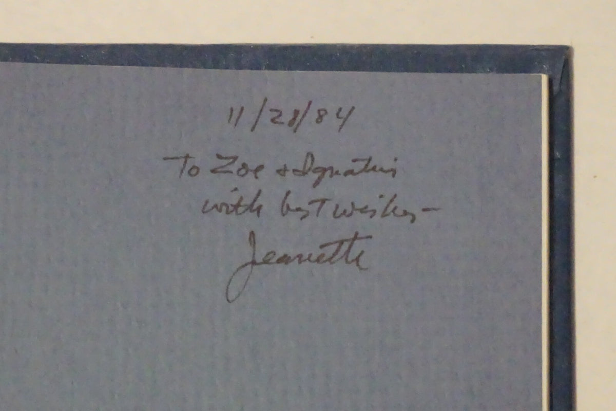 The Girl and The Moon Man by Jeanette Winter 1984 Signed 1st Edition