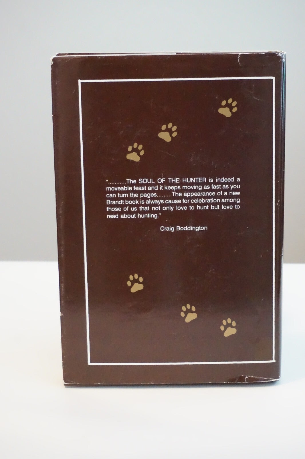 Soul of the Hunter by John Brandt 1997 HCDJ Signed 9780962131400