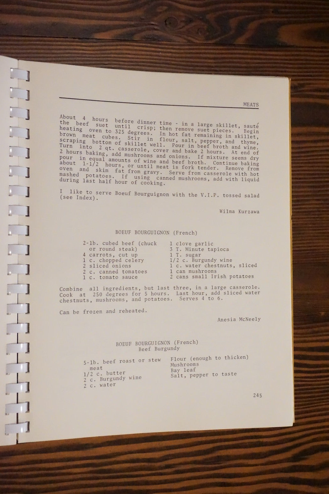 St. Seraphim Orthodox Church Dallas Texas 1975 Bon Appetit Cookbook Spiralbound