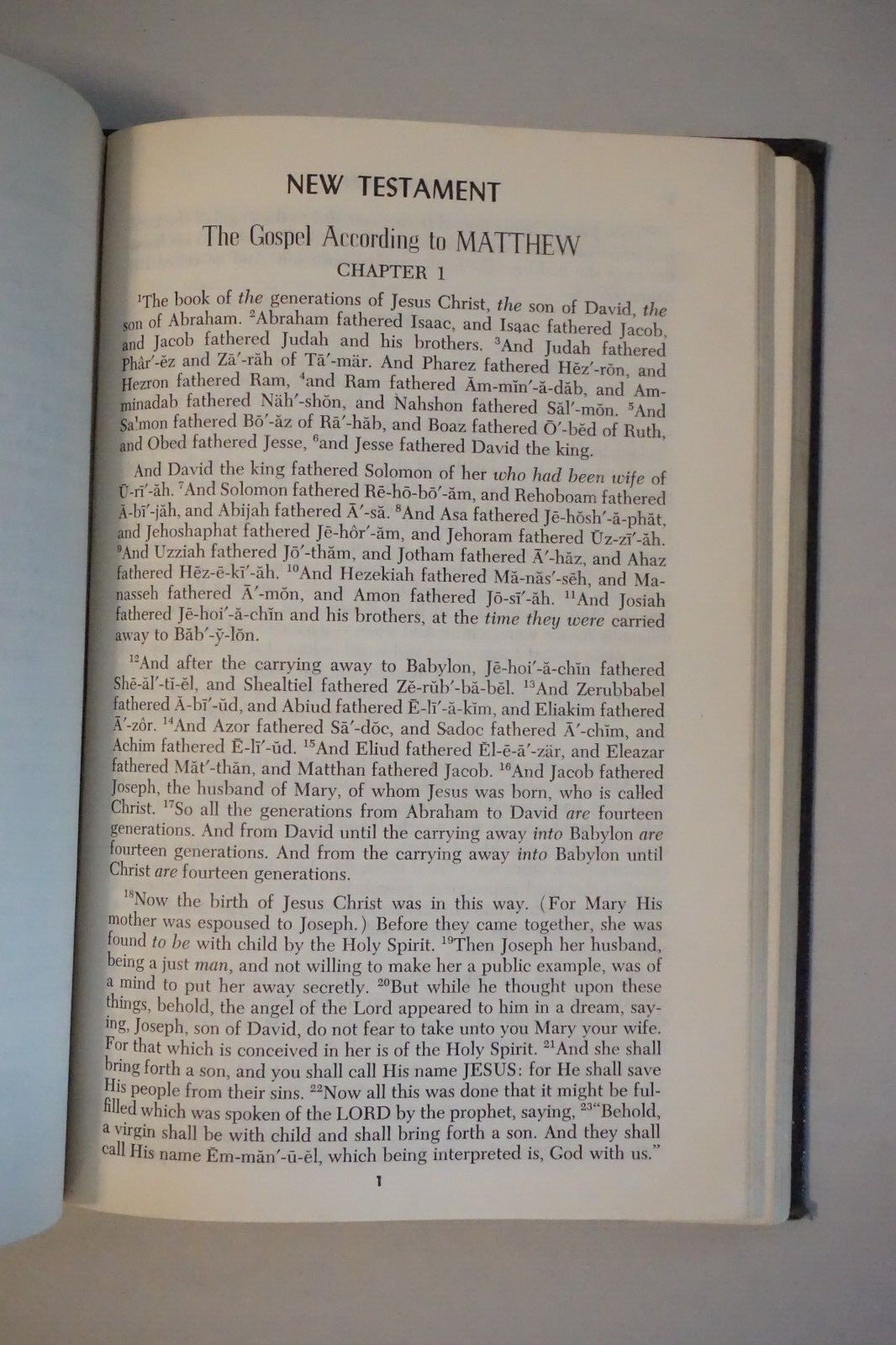 The Modern King James Version of the Holy Bible First Edition (Hardcover 1962)