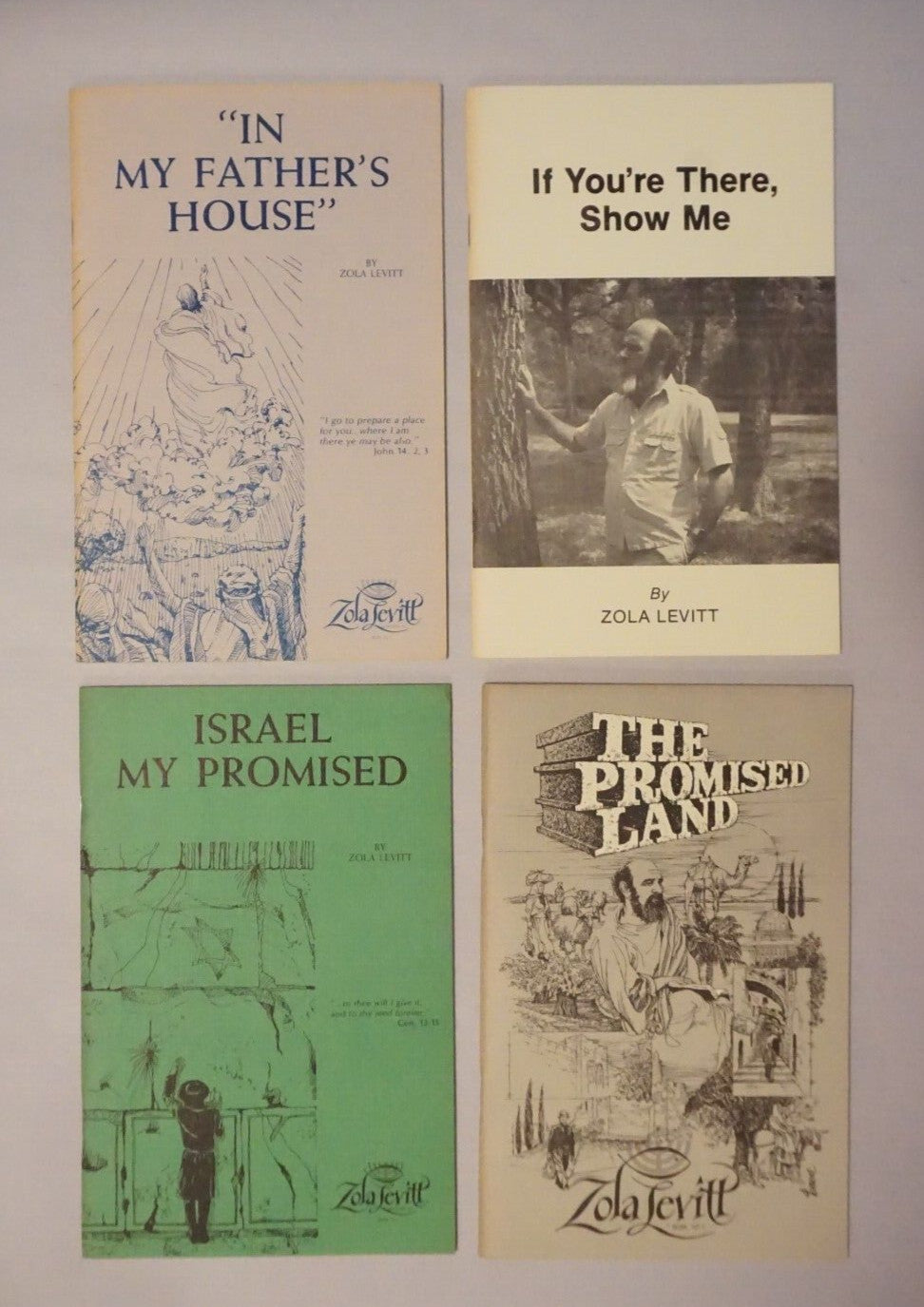 Collection of Four Vintage Zola Levitt Booklets
