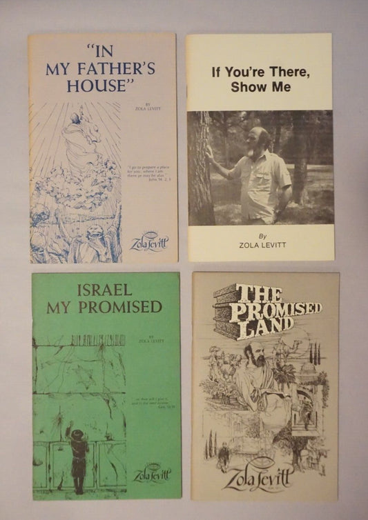 Collection of Four Vintage Zola Levitt Booklets