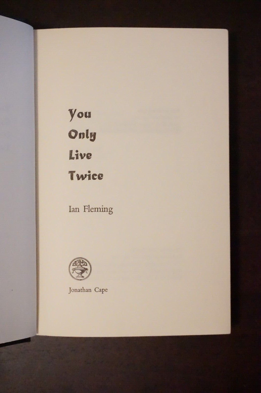 You Only Live Twice by Ian Fleming 1964 1st Edition 1st Printing HC DJ