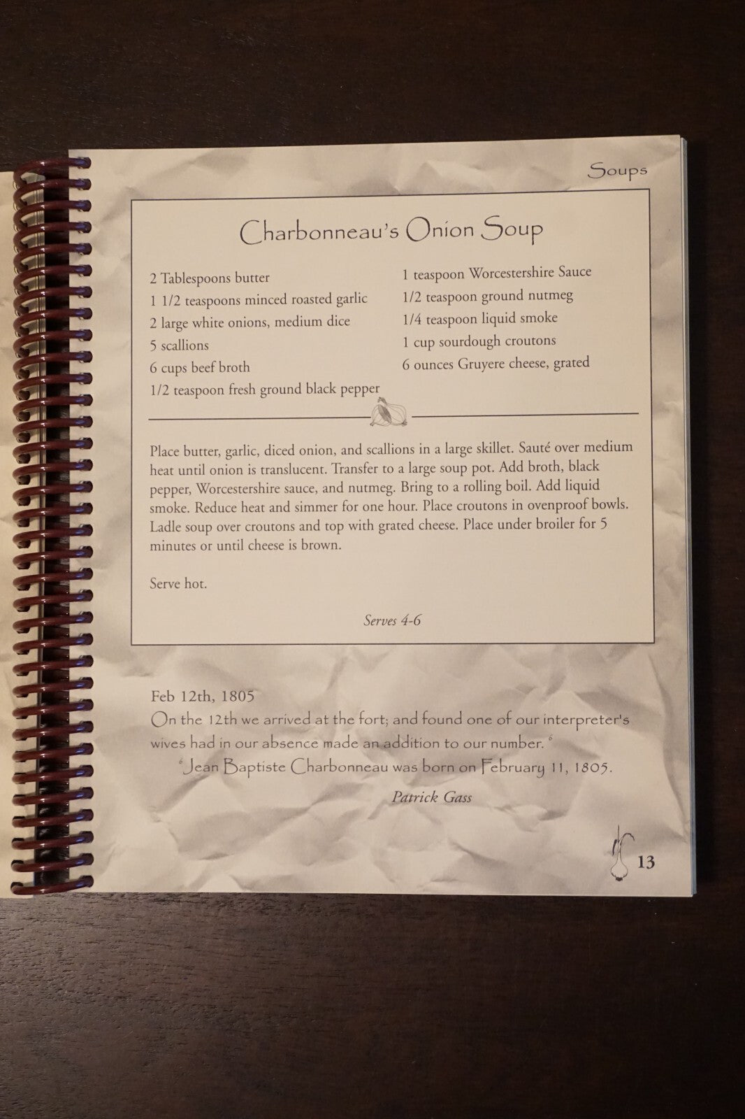 Vintage 2001 The Sacagawea Signed Copy Cookbook Recipes Cooking
